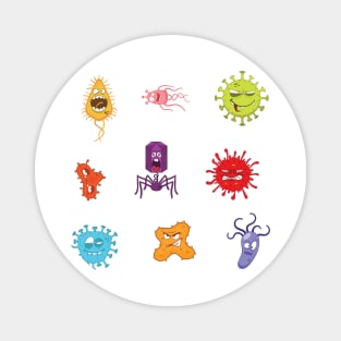 Funny Virus & Bacteria Magnet